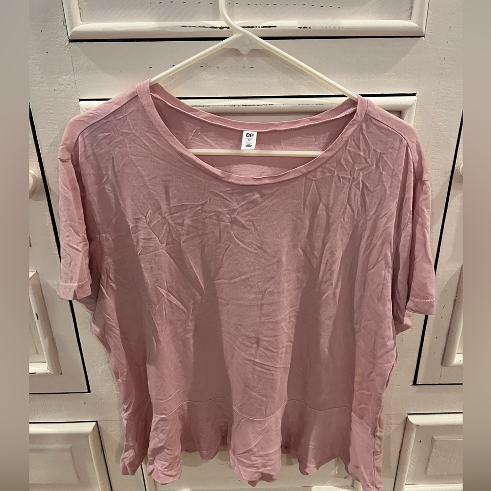 BP brand peplum tee. Size M.